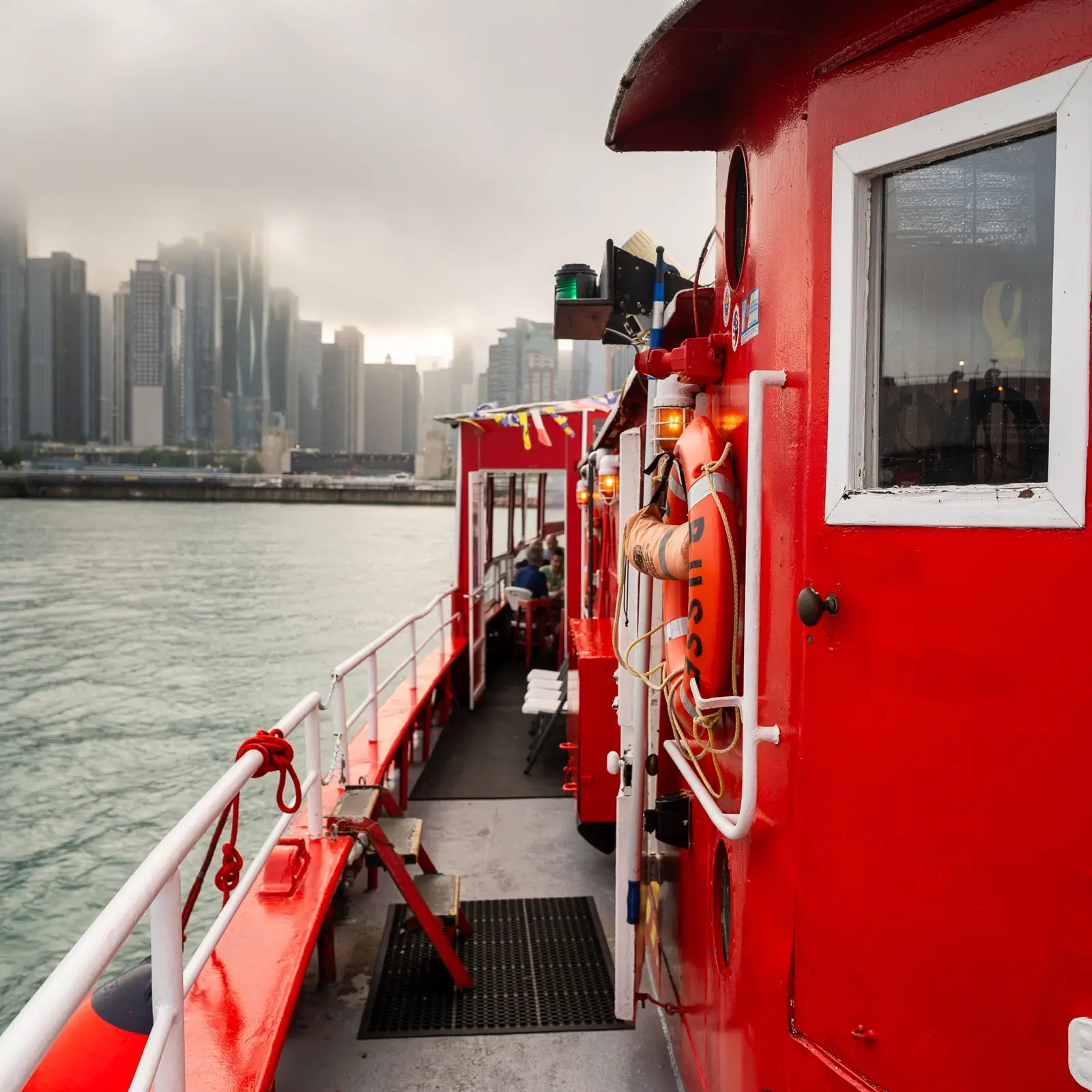 Scene from the 2025 Chicago Pizza Cruise