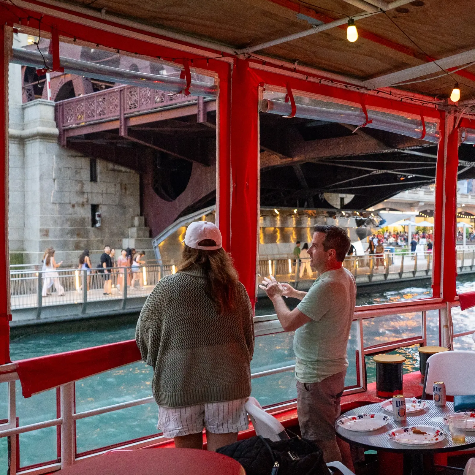 Scene from the 2025 Chicago Pizza Cruise