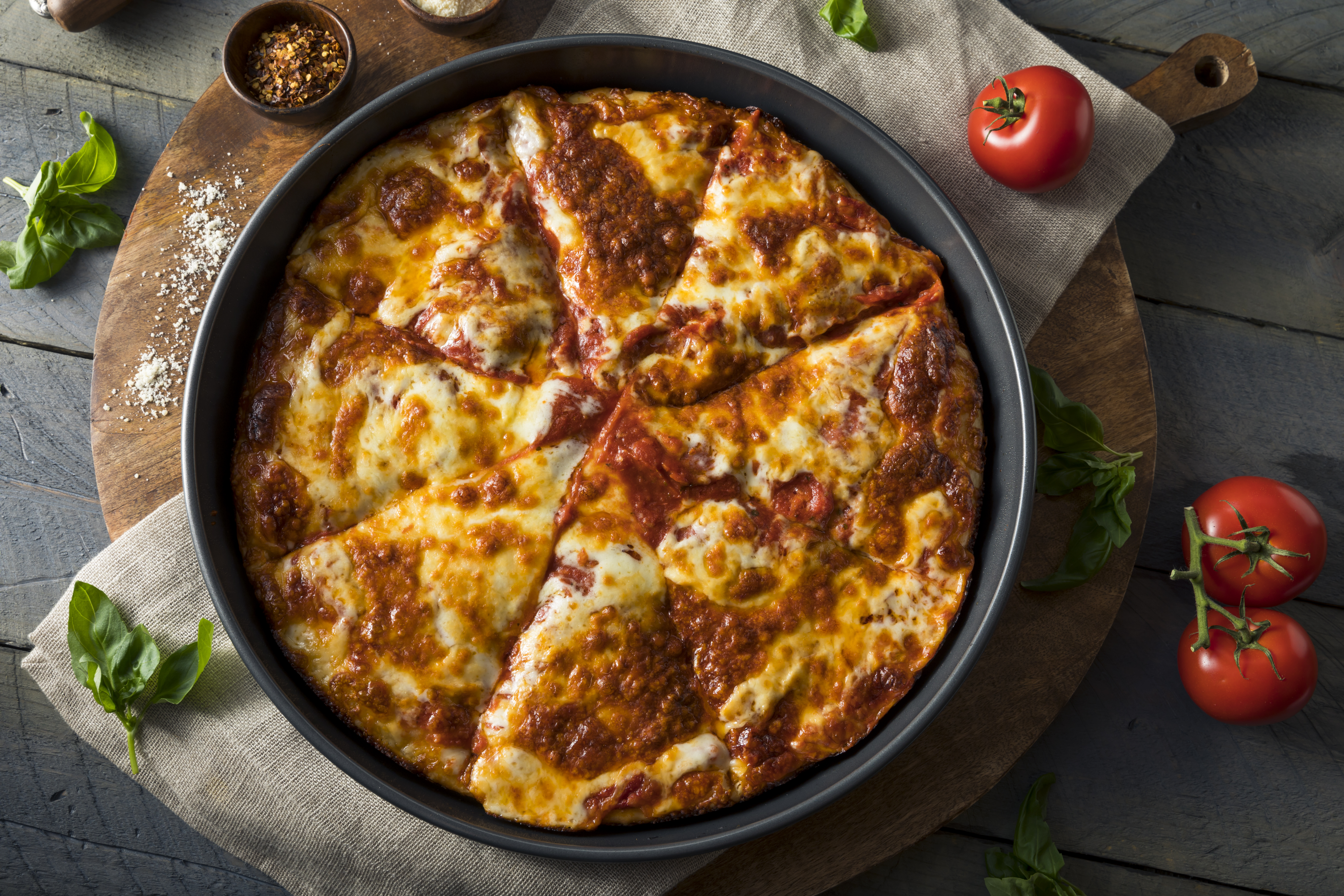 Classic Chicago deep dish